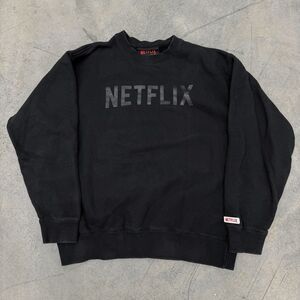Netflix Beams Crew Collaboration Sweater Men’s (M) Black Rare